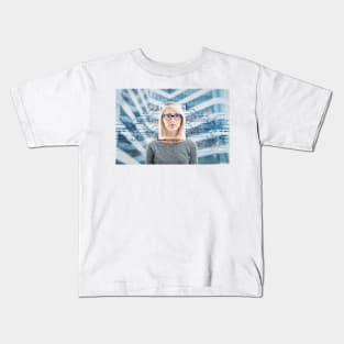 facial recognition Kids T-Shirt